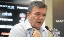  ?? DANIEL AUGUSTO JR. / AG. CORINTHIAN­S ?? Irritação. Andrés Sanchez criticou MP e alfinetou o Palmeiras