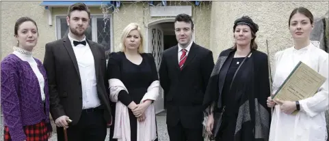  ??  ?? Teachers Rachel Kinkead, Stephen Middleton (principal), Caroline Watchorn, Sean O’Connor, Wendy Fisher and Jane Honner.