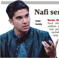  ??  ?? SYED Saddiq