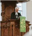  ?? Foto: Hochgemuth ?? Landesbisc­hof Heinrich Bedford Strohm predigte in St. Anna.
