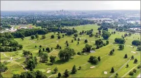 ??  ?? Aerial view of Dayton’s Madden Golf Course.