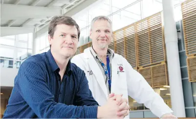  ?? JEAN LEVAC / POSTMEDIA NEWS ?? Naturopath Dugald Seely and his brother, Dr. Andrew Seely, are doing research to determine whether naturopath­y
and convention­al medicine can work together to help prolong or improve the lives of cancer patients.