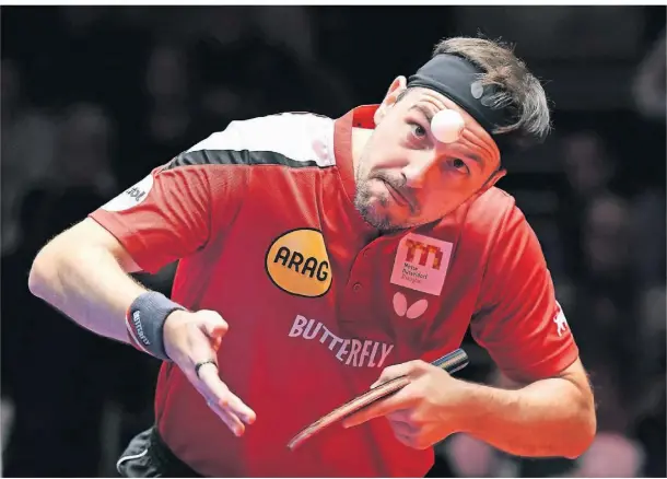  ?? FOTO: RALPH-DEREK SCHRÖDER ?? Wird für die anstehende­n Spiele geschont: Timo Boll.