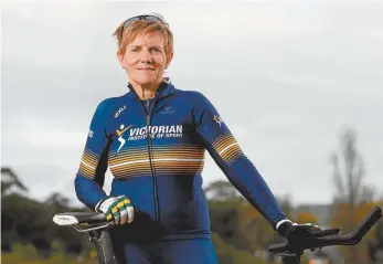  ?? Kelly Defina / Getty Images ?? Para-cyclist Carol Cooke.