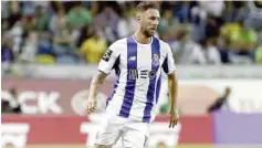  ??  ?? Layún ha comenzado a sumar minutos con el Porto, al participar en los últimos tres partidos.