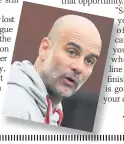 ?? REMARKABLE TIMES Guardiola ??