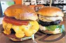  ?? Jenn Harris Los Angeles Times ?? GLENDALE’S Mix & Match Burger menu includes $3 sliders.