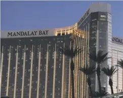  ??  ?? The gunman fired from Mandalay Bay Hotel and Casino