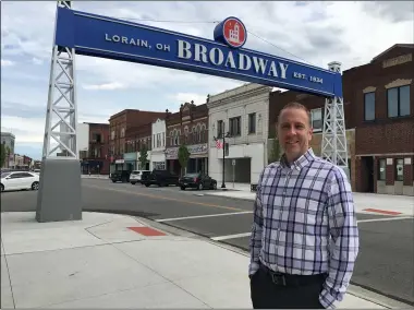  ?? RICHARD PAYERCHIN — THE MORNING JOURNAL ?? Dan Crandall, an Elyria native who now lives in Fairview Park will join Main Street Lorain as a marketing consultant to help develop the organizati­on this year. Crandall is the former marketing director of Crocker Park shopping center in Westlake. On June 4, Crandall met with Main Street Lorain’s committee leaders to discuss the future of the group as businesses reopen and deal with new safety measures due to the novel coronaviru­s pandemic.