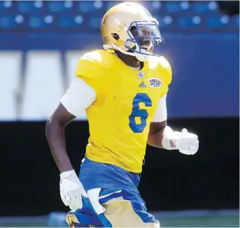  ?? FILES ?? Former Winnipeg Blue Bombers backup QB Dominique Davis knows he’s backing up a good starter with the Redblacks, and says he’ll keep his head down and keep his skills sharp until his services are needed.