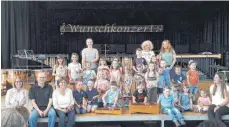  ?? FOTO: VEREIN ?? Auch die Musikgrupp­e der beiden Kindergärt­en leistet ihren Beitrag zum Vorspielta­g.