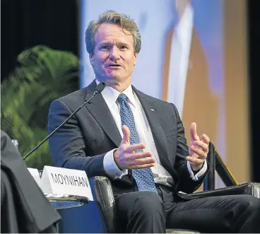  ?? /Reuters ?? Compensati­on increase: Bank of America CEO Brian T Moynihan received $18.5m in stock grants for 2016, according to a regulatory filing on Friday, up from the $14.5m for 2015.