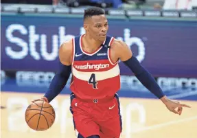  ?? BILL STREICHER/USA TODAY SPORTS ?? Russell Westbrook on legacy: “Like I said before, a championsh­ip doesn’t change my life . ... I grew up in the streets. I’m a champion.”