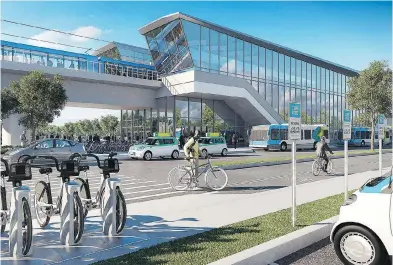  ?? CNW GROUP / CDPQ INFRA INC. ?? Canada’s Infrastruc­ture Bank announced its first ever investment on Wednesday in the form of a secured loan in the Réseau express métropolit­ain, a major light rail expansion project in Montreal.