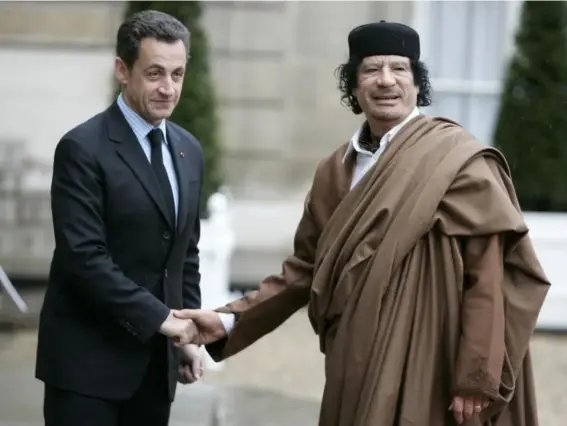  ?? (AP) ?? Detectives are investigat­ing claims that the former French President received €50m in cash payments from Libya for his victorious 2007 election campaign