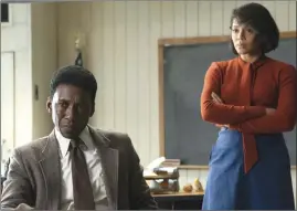  ??  ?? Mahershala Ali and Carmen Ejogo in a scene from “True Detective”