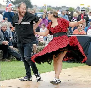  ??  ?? Dancers, dress-ups and cool cars were the order of the day at the Caroline Bay Rock &amp; Hop in 2018, and will be again this year.