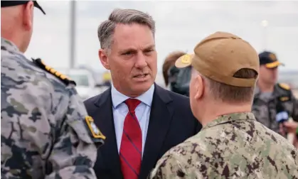  ?? Photograph: Richard Wainwright/AAP ?? As Australia lifts military spending, defence minister Richard Marles is calling for a ‘sustainabl­e strategic balance in the Indo-Pacific – a balance where no state is militarily predominan­t’.