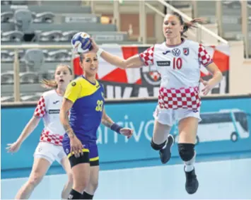  ??  ?? Dejana Milosavlje­vić, igračica Podravka Vegete, nije igrala protiv Nizozemske, ali je briljirala protiv Brazila. Postigla je sedam pogodaka iz osam pokušaja