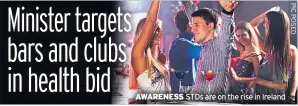  ??  ?? AWARENESS STDS are on the rise in Ireland