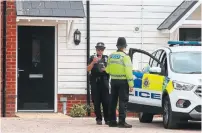  ?? GEOFF CADDICK/AFP/GETTY IMAGES ?? Police found a bottle of Novichok in the home of victim Charlie Rowley on Friday.