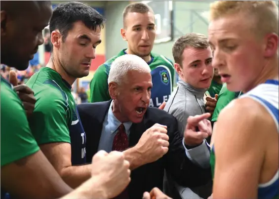  ?? Photo by Domnick Walsh / Eye Focus ?? Irish TV Warriors coach Mark Bernsen