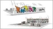  ?? PHOTO COURTESY OF KUTZTOWN UNIVERSITY ?? A rendering of Keith Haring Fitness Park, which is coming to Kutztown University’s campus this fall.