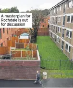  ??  ?? A masterplan for Rochdale is out for discussion