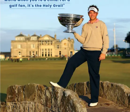  ?? ?? His second win came at the 2007 Dunhill Links