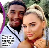  ??  ?? The star has found happiness with Ellie Brown