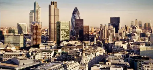  ??  ?? The powerhouse of the entire British economy – the hub of financial services in the City of London – could have its foundation­s taken away