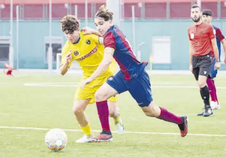  ?? // DANI BARBEITO ?? Pedro Rodríguez, de 16 años, se incorporó al fútbol base del Barça en el 2019