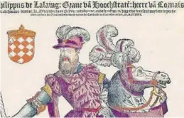  ?? DIARIO DE MALLORCA / VANITATIS.COM ?? Imagen de Felipe de Lalaing, el segundo conde de Hoochstrat­e.