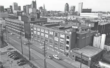  ?? ?? The Kroger bakery is on Cleveland Avenue. The developers plan to retain the two primary buildings, a 155,000-square-foot building erected in 1914 where Ford once built Model T cars; and a 250,000square-foot building that opened in 1928 as a Kroger bakery.