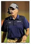  ?? Special to the Democrat-Gazette/ JIMMY JONES ?? Rick Jones has won eight state championsh­ips since becoming Greenwood’s coach in 2004.