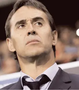  ??  ?? Lopetegui