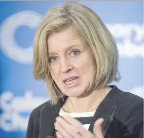  ?? COLLEEN DE NEVE/FILES ?? Premier Rachel Notley says given the impact it would have on the energy industry, “balance” would be key when crafting legislatio­n to limit oil and gas shipments to B.C. or elsewhere in Canada.