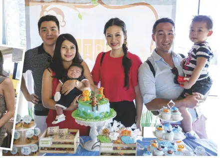  ?? ?? THE MUMMY MAFIA The one-month celebratio­n of little Philip Tay was an excuse for society’s hot young mamas to get together for high tea and some serious adult conversati­on while their tots went wild on a sugar high with their own entertainm­ent. Turn to p.73