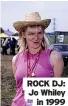  ?? ?? ROCK DJ: Jo Whiley
in 1999