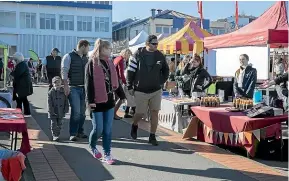  ?? JOE LLOYD/STUFF ?? Nelson Market will reopen on Saturday as restrictio­ns around mass gatherings end.