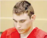  ??  ?? Parkland, Florida, school shooting suspect Nikolas Cruz was charged on Wednesday with 17 counts of first-degree murder, which could lead to a death sentence.