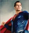  ??  ?? Henry Cavill as Superman in Justice League.