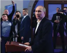  ?? /EFE ?? La cancillerí­a rusa lamentó los comentario­s del Reino Unido sobre el Presidente Vladimir Putin.