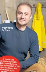  ?? TOP TIPS
Dr Sam ??