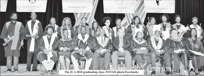  ?? ?? The ICA 2018 graduating class (NSTAD photo/Facebook)