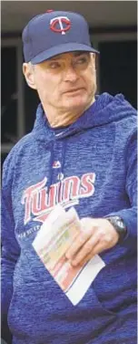  ?? AP ?? Paul Molitor is out as Twins manager, but the Hall of Famer may stick with club in another capacity.