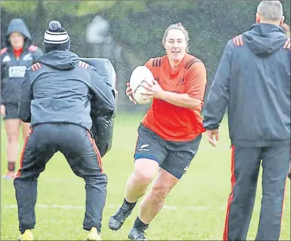  ?? Picture: WORLD RUGBY ?? Black Ferns prop Aleisha-Pearl Nelson during a training session in preparatio­n for the women’s Rugby World Cup.