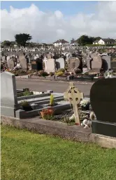  ??  ?? Sligo Cemetery will be full in a year or so.