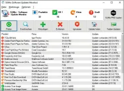  ??  ?? Sumo (Software Update Monitor) überprüft die installier­te Software über eine On- line-datenbank daraufhin, ob dazu neue Versionen und Updates verfügbar sind.