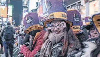  ?? /AFP/GETTY IMAGES ?? Este año no se permitirá una multitud para recibir el Año Nuevo con el icónico ‘Ball Drop’ en Times Square.